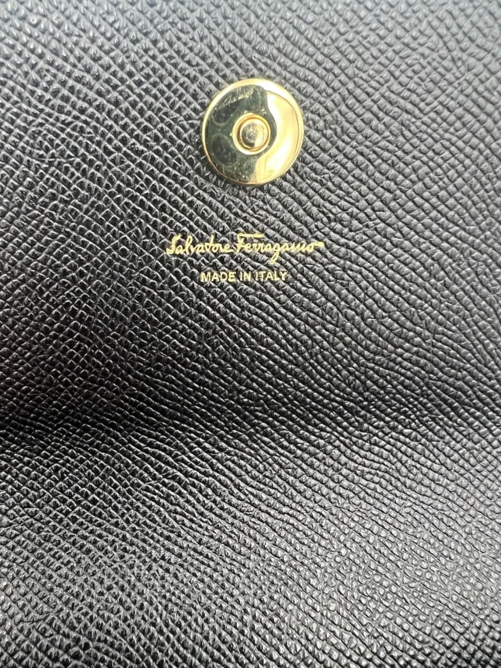 New Ferragamo Gancini WOC in Black